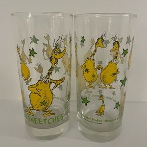 Dr. Seuss Sneetches Glasses - Set of 2 (16oz glasses)